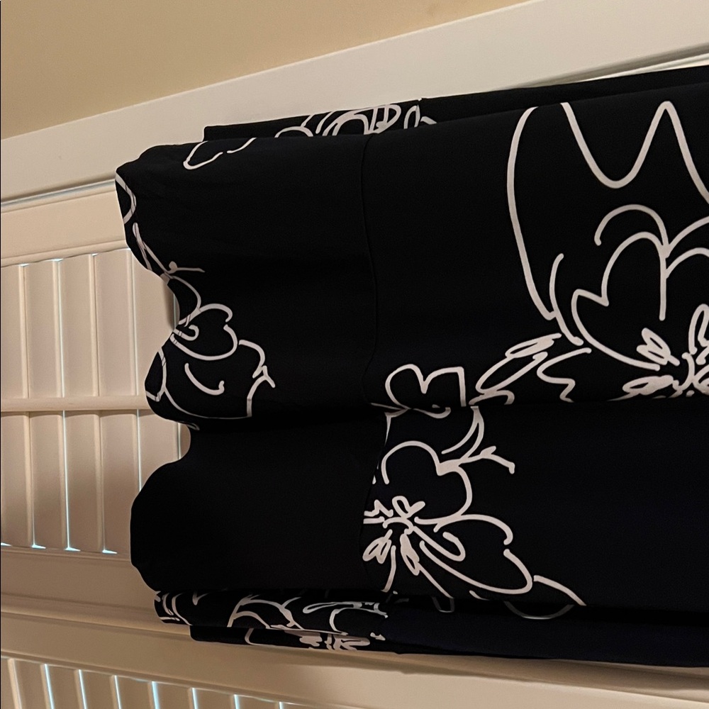 Neiman Marcus Black Dress with White Floral Design - Picture 6 of 6